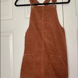 Forever21 Corduroy Overall Dress